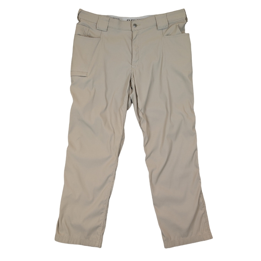 Duluth Trading Dry On The Fly Pants Men's 40X32 Khaki Relaxed Fit Stretch Nylon